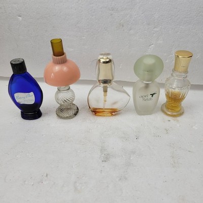 MINATURE PERFUME BOTTLES 5 VARIOUS MAKERS Decorative Cute Unique 