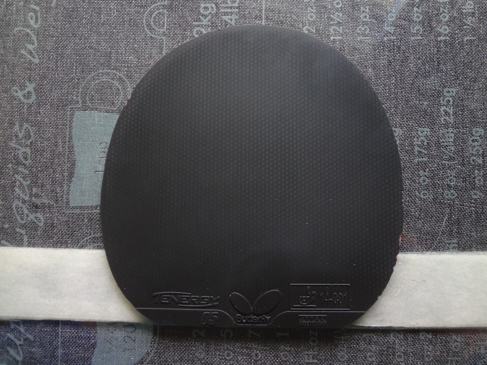 used table tennis rubber BUTTERFLY TENERGY 05 W149mm x H151mm eBay