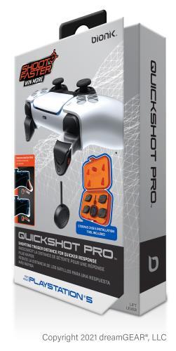 BIONIK: BNK-9059 PS5 QUICKSHOT PRO TRIGGER STOPS BK - Bild 1 von 1