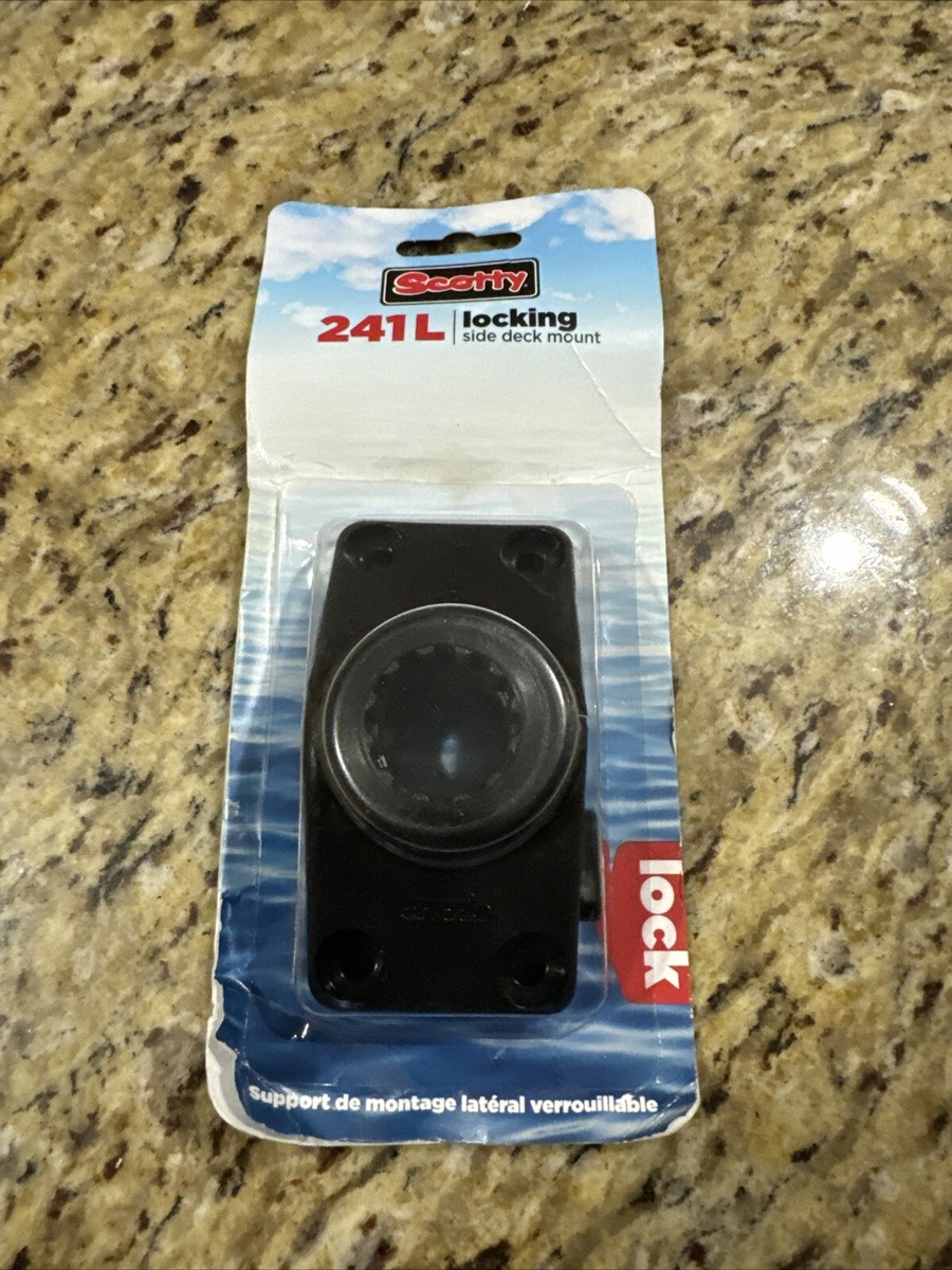 Scotty #241L Push Button Locking Mounting Bracket Fishing Trolling