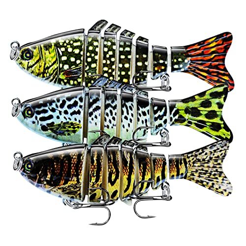 Fishing Lures Multi Jointed Fish Fishing Kits Slow Sinking 3 Pack-Style 2 - Bild 1 von 7