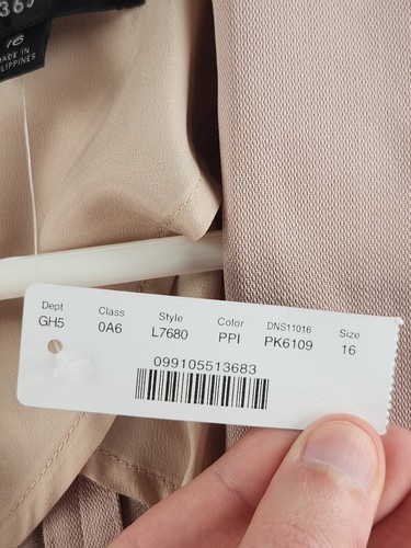 Blazer J Crew 365 Mujer 16 Rosa Manga Larga Lyocell Shell Poliéster Forrado Nuevo con Etiquetas - Imagen 5 de 14