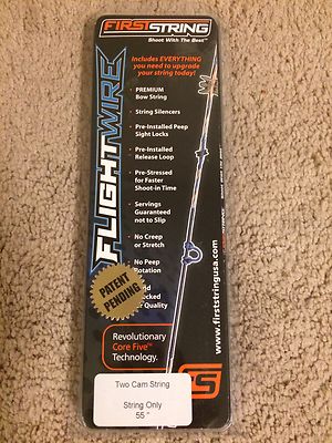 FirstString Flightwire Premium Bow Strings Two Cam String Only 55''