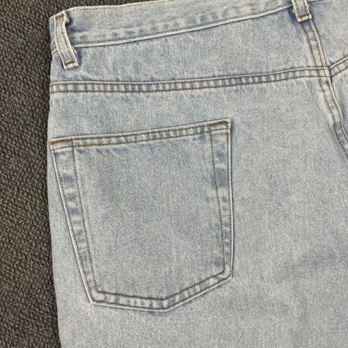 Men's Vintage Duck Head Denim Blue Jeans Shorts Size 40 Jorts Pockets - Picture 14 of 15