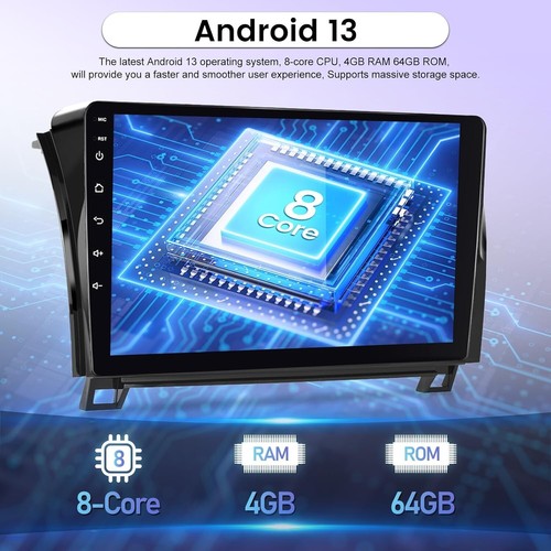 Radio estéreo para auto 4G+64 GB Carplay para Toyota Tundra 2007-2013 Sequoia 2008-2019 - Imagen 6 de 9