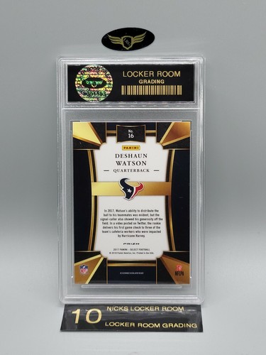 2017 Panini Select Houston Texans DESHAUN WATSON #16 rookie graded mint LRG 10 - Picture 2 of 2