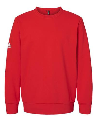 Neu mit Etikett Adidas Herren Fleece Sweatshirt mit Rundhalsausschnitt rot XL - Bild 1 von 2