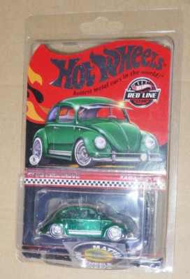 2023 HOT WHEELS RED LINE CLUB EXCLUSIVE KAWA-BUG-A  VOLKSWAGEN PATCH & BUTTON