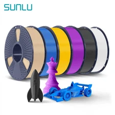 SUNLU PLA+2.0 3D Printer Filament 1.75mm 1KG Tougher and Stronger Vacuum Packed