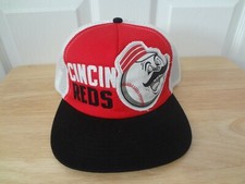 Vintage MLB Cincinnati Reds Snapback Hat 80s 90s American Needle NEW NWT Mesh