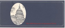 Raro e Vintage Programma di Cene Democratiche del Congresso USA 1969 (NOS)