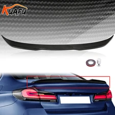 Rear Trunk Spoiler CS Carbon Fiber Style For BMW G30 G38 530i 540i F90 M5 17-23