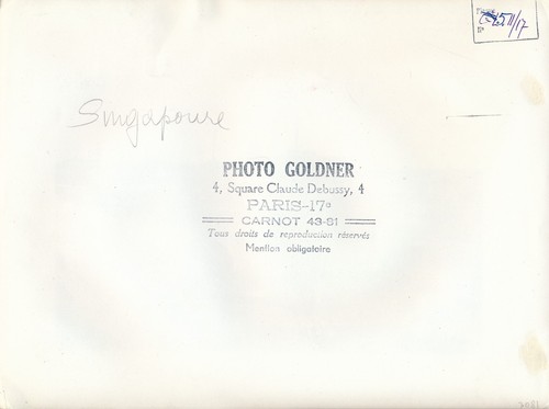 SINGAPOUR c. 1950 - Port Bateaux - DIV 3081 - Imagen 2 de 2