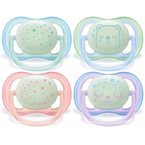 Avent Ultra Air Night Soother 0-6 Months 2 Pack (never opened) - Picture 10 of 10