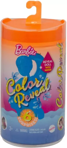 Barbie Color Reveal 6 Surprises Chelsea Sunny N Cool Beach Series 3 Doll Gift