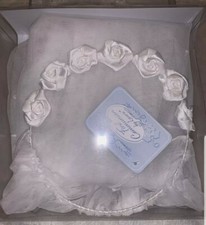 New Rosette Wreath Veil First Communion By Laura