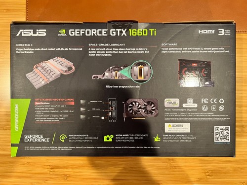 ASUS NVIDIA GeForce GTX 1660 Ti GPU Graphics Card - Picture 2 of 9