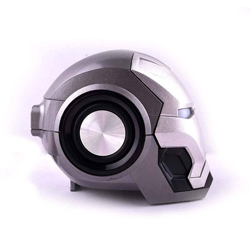 Iron-Man Bluetooth Speaker Marvel Avenger wireless eye with white light gold - Picture 7 of 7