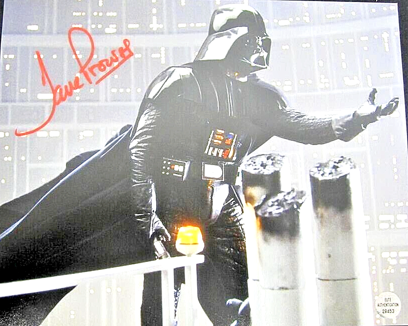 Photo Dédicacée De David Prowse (Dark Vador) – Star Wars – Cadre + Certificat – édition Limitée