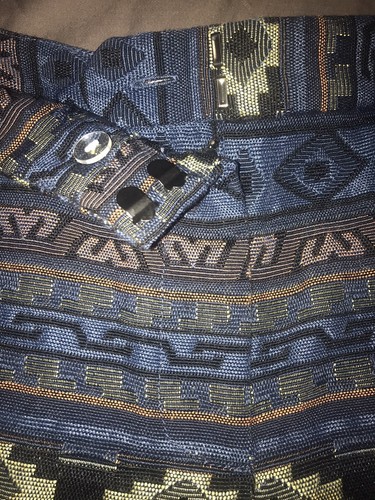 BCBGeneration Größe 2 Shorts mehrfarbig blau Taschen hoher Bund Strick BCBG - Bild 2 von 4