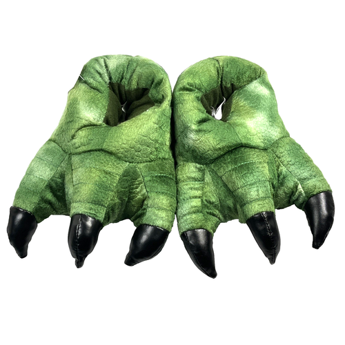 Dino Claw Dinosaur Plush Slippers for Children 1/2