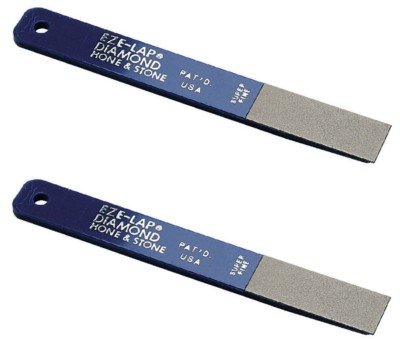 Eze-Lap 2 PACK Economy Diamond Sharpener Super Fine Grit Overall 2'' x 3 / 4''