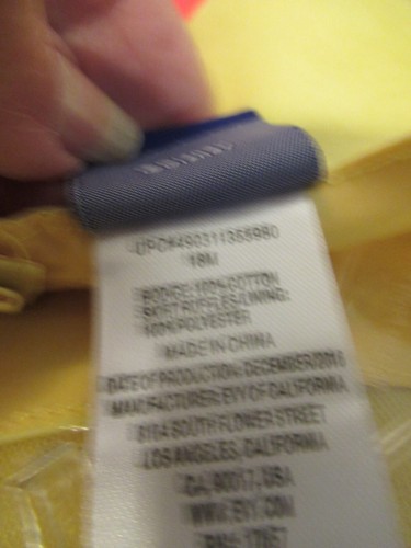 P30 18 Months Rose Yellow Disney Dress With Gold Trim - Picture 8 of 10