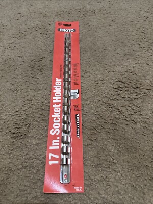 PROTO STANLEY 17'' Socket Holder w/ 16 Clips - NEW IN PACKAGE