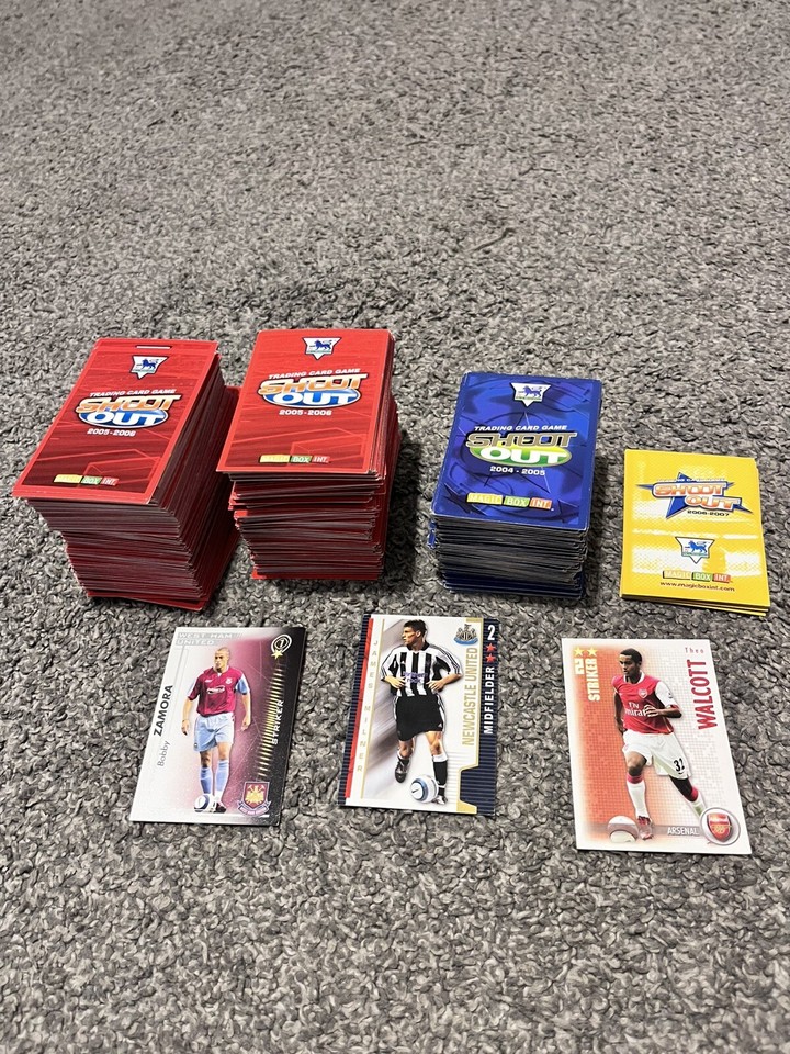 Shoot Out Premier League 2004/05 2007 Card Bundle Job Lot 500