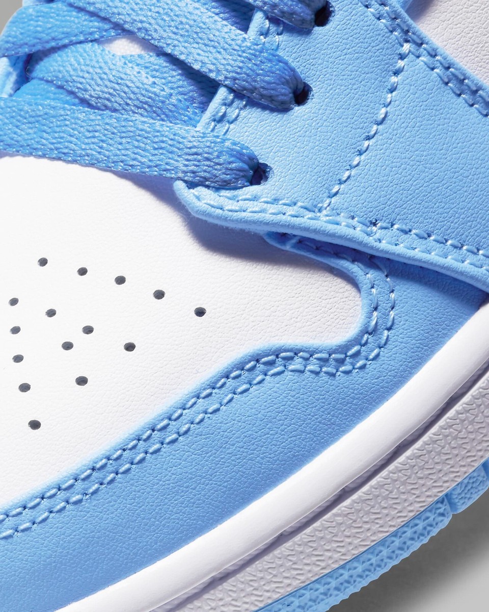 Size 7.5 - Air Jordan 1 Low UNC W for sale online | eBay