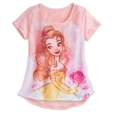 NWT Disney store Women Belle Fashion Top XL,2XL Beauty and The Beast