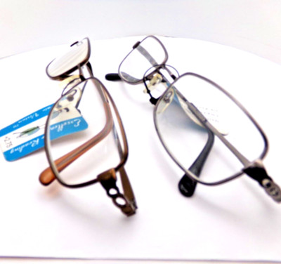 2 READING GLASSES Impact resistant   Power +2.75 Copper metal tone frames