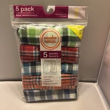 Wonder Nation Boxer Underwear Boys Size M 8-10