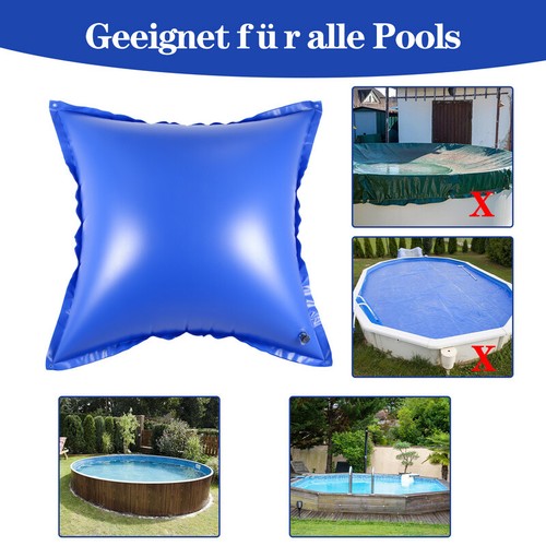 1-20x Poolkissen Kissen Sicherheitsventil Schwimmbad Luftkissen Plane 120x120cm - Bild 5 von 22