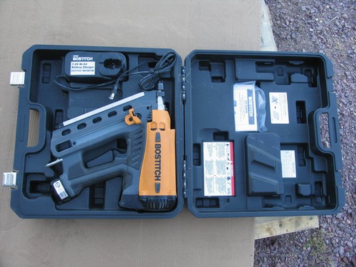 Stanley Bostitch GF28WW Cordless Wire Weld Framing Nailer W/ case - Picture 2 of 3