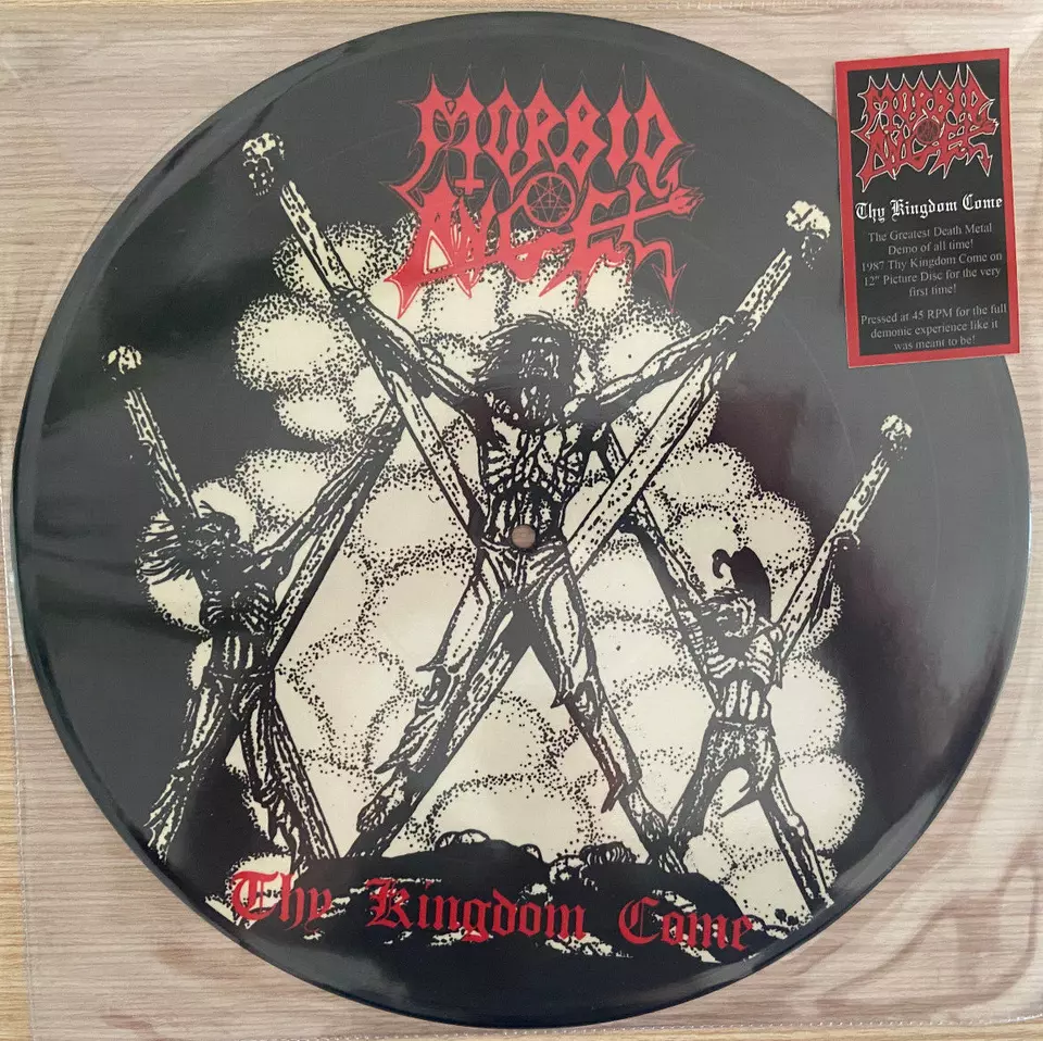 MORBID ANGEL - THY KINGDOM COME -  DEMO 12 INCH PICTURE VINYL - RARE - Bild 3 von 3