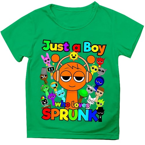 Anime Sprunki- Incredibox T-shirts Tops Tees Funny Sprunki- Boys Girls T-Shirts - Picture 10 of 34