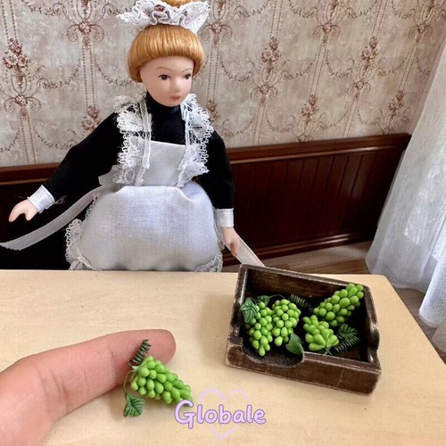 1Set Maßstab 1:12 Miniatur Puppenhau Handgefertigter Obstkorb Küchenmöbel Gemüse - Bild 13 von 31