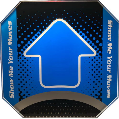 Dance Dance Revolution Arcade Pad Arrow Panel - Blue - Picture 2 of 3
