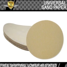 10PCS Auto Sand Disc Dry Repair Sanding Paper Sheets 150 Grit 5Inch PSA