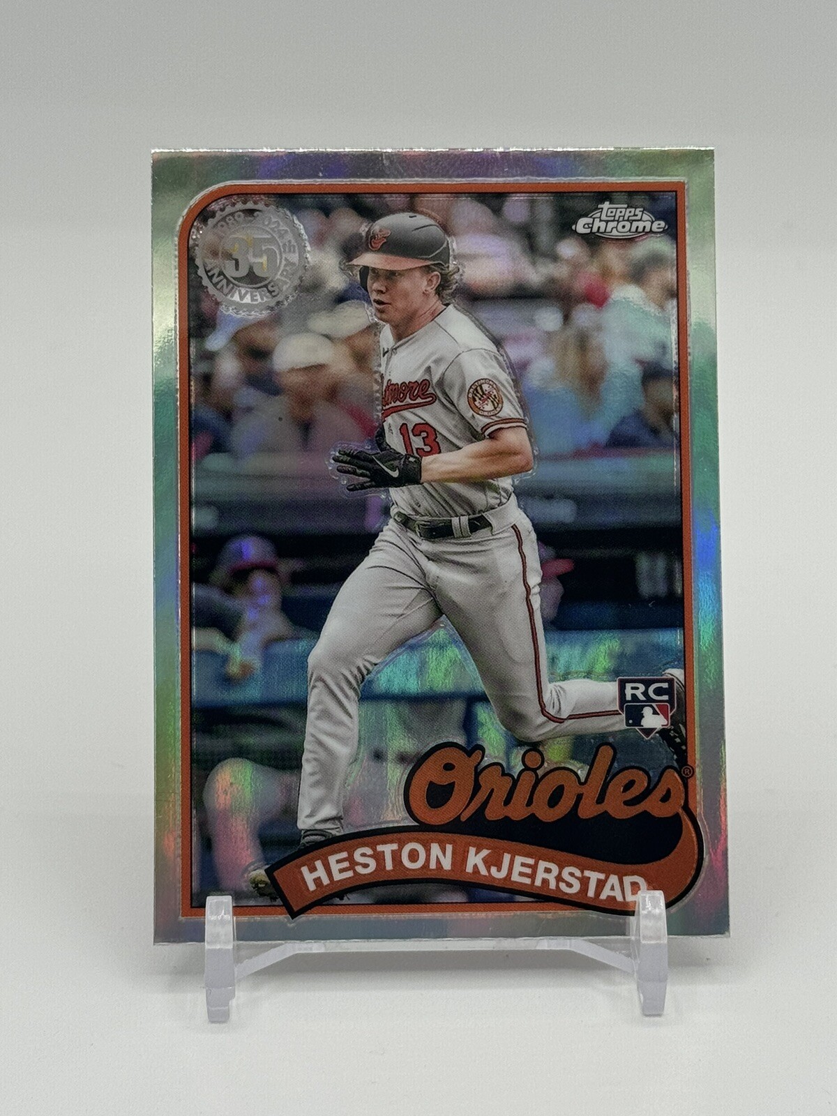 2024 Topps Chrome Heston Kjerstad #89CB-18 1989 35th Anniversary
