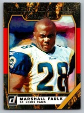 2019 Donruss #LF-11 Marshall Faulk Legends of the Fall Red Rams Free S&H