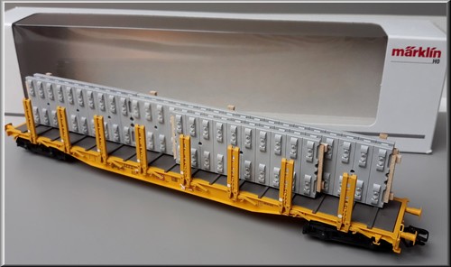 📢 📢 H0  Märklin 94533  - SONDERMODELL nur 500 Stk -  Rungenwagen Snps 719- | Zustand: Neu