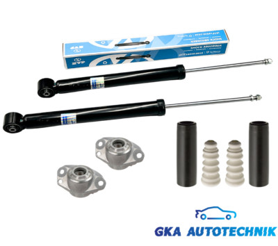 2x stossdämpfer hinten + Domlager +Protection kit VW Fox Polo 6R 9N Audi A1 8X