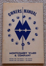 Montgomery Ward Pool Billiards Table Owners Manual 1960s