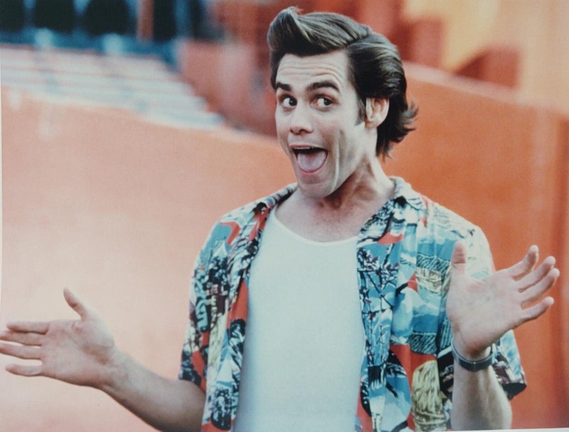 Ace Ventura Pet Detective 1994 Jim Carrey Vintage 8x10 Color Photo