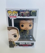 Funko POP! Figura de vinilo Heroes Suicide Squad Rick Flag #99 en paquete original