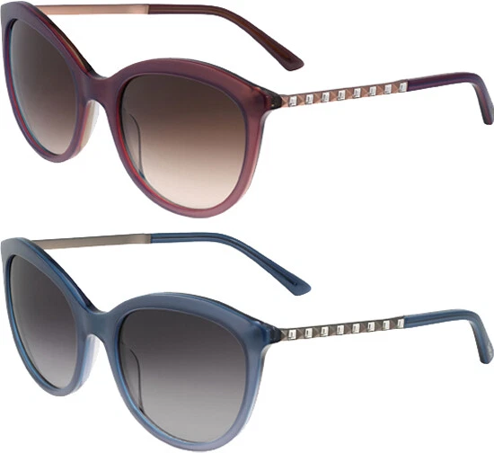 Bebe Women s Cat Eye Sunglasses w Gradient Lens Swarovski Crystals BB7192