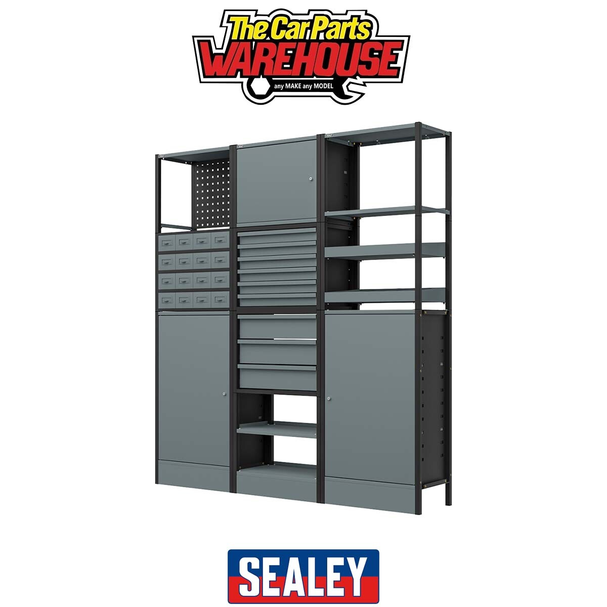 Sealey APMRSTACK1 Modular Racking System Combo 1.74m