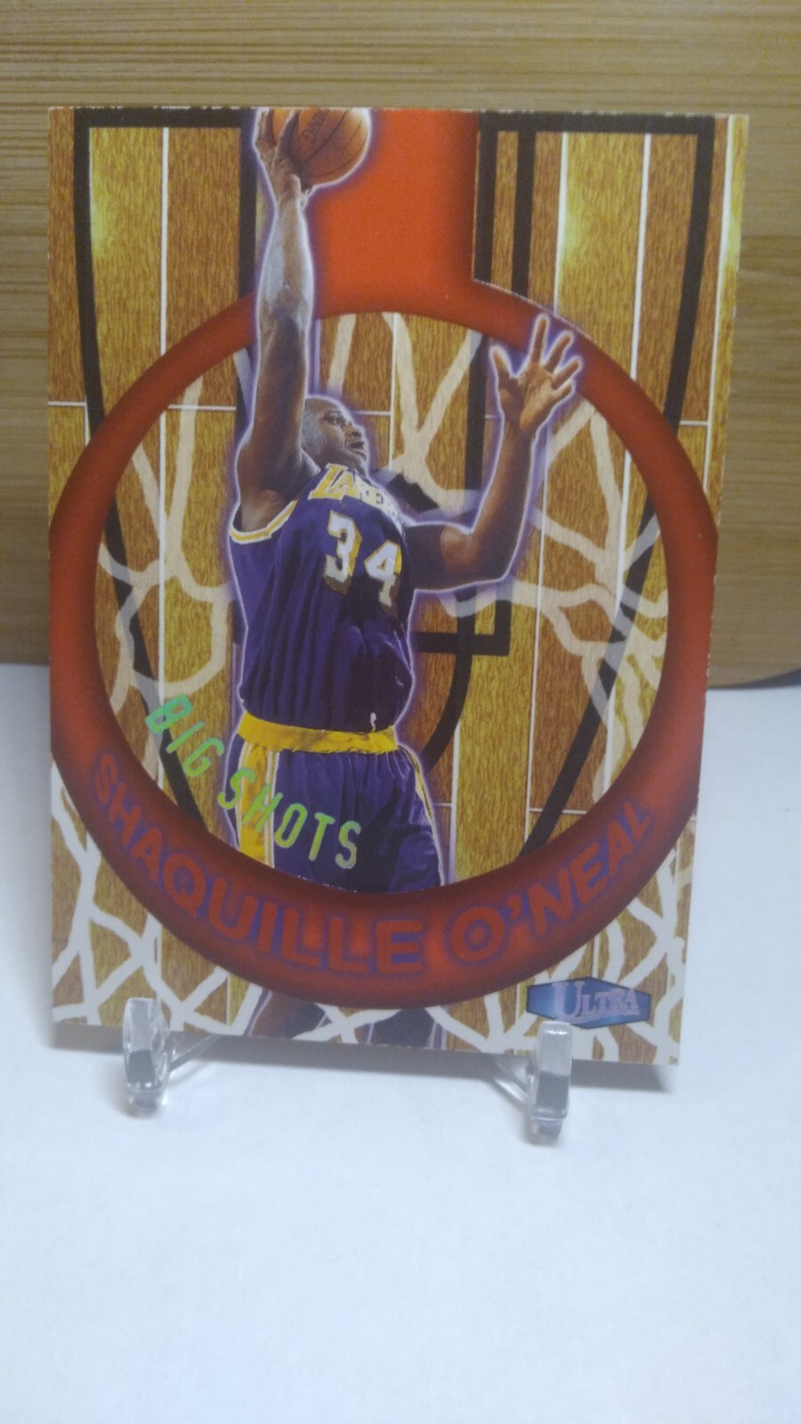 1997-98 FLEER ULTRA BIG SHOTS SHAQUILLE O'NEAL INSERT CARD #3 **NM-MT** LAKERS